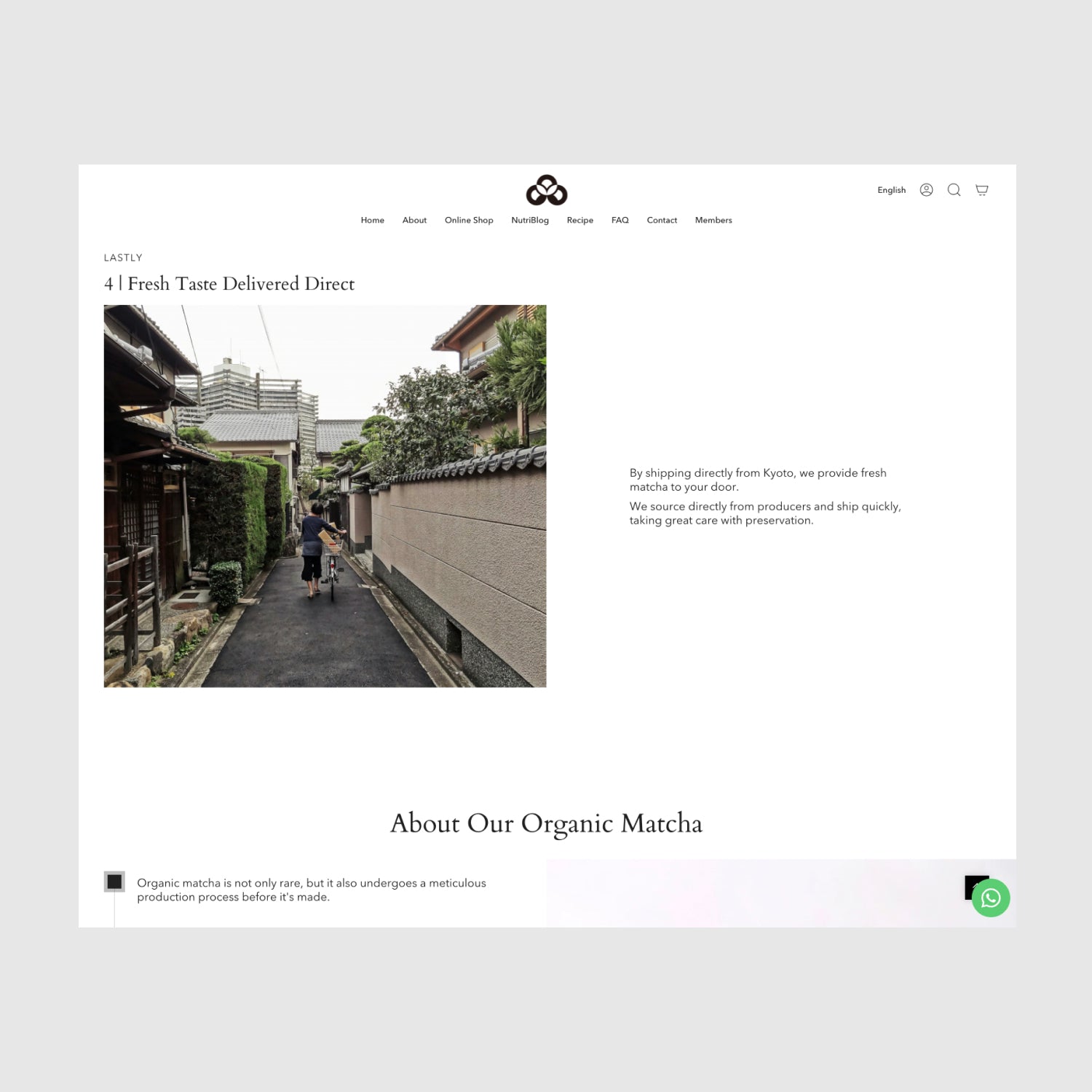 抹茶ブランドの越境ECリニューアル事例|Shopifyでブランド理念を伝えるサイトへ最適化